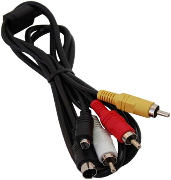 HQRP Cable de audio y video AV compatible con videocámara Sony Handycam HDR-CX7, HDR-FX7, HDR-HC5, HDR-HC7