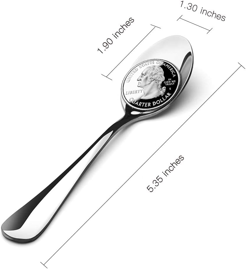 Juego de 24 tenedores pequeños para aperitivos y cucharas demitasse de acero inoxidable, de 5.4 pulgadas, para ensalada, postre, café, cóctel,