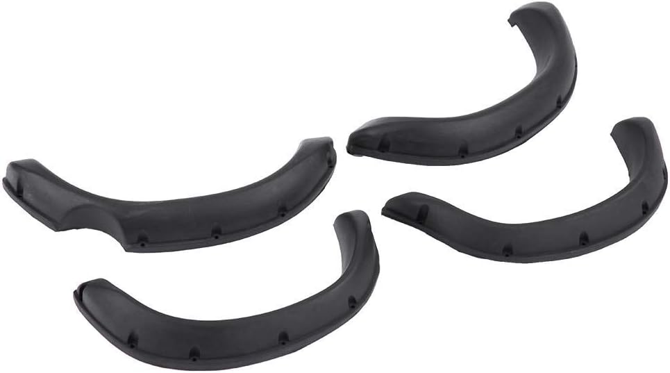 Llamarada de la defensa del coche de RC, ruedas de goma para cejas, guardabarros compatibles con TF2 escala 110 control remoto oruga