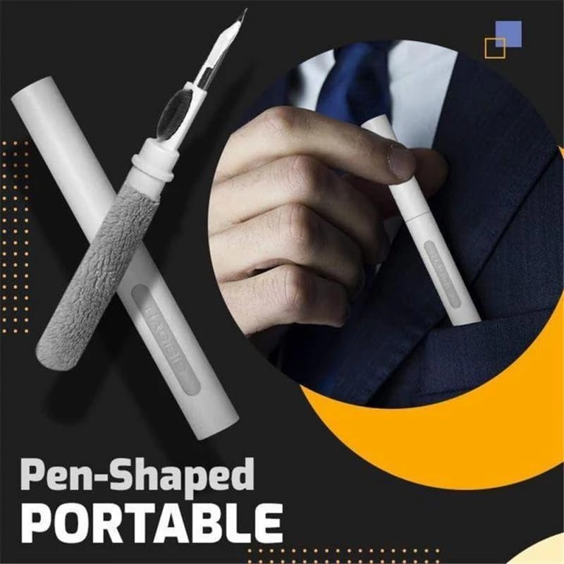 Kit de limpieza para Airpods, bolígrafo de limpieza de auriculares, kit de limpiador de teléfono, herramienta de limpieza de auriculares