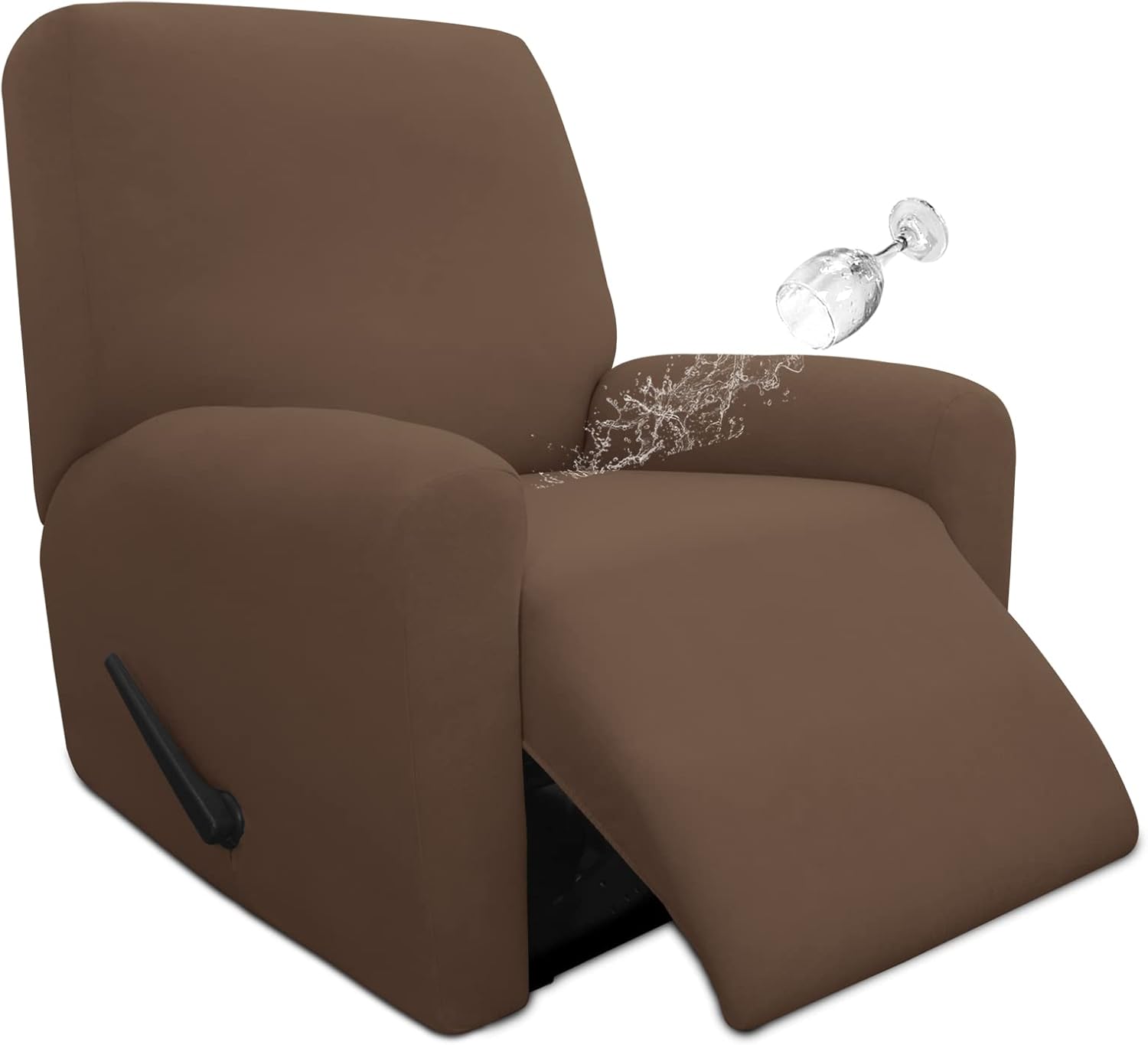 Easy-Going Funda reclinable 100% impermeable doble, elástica, suave, para perros, funda de sofá para sofá reclinable, protector de muebles a prueba