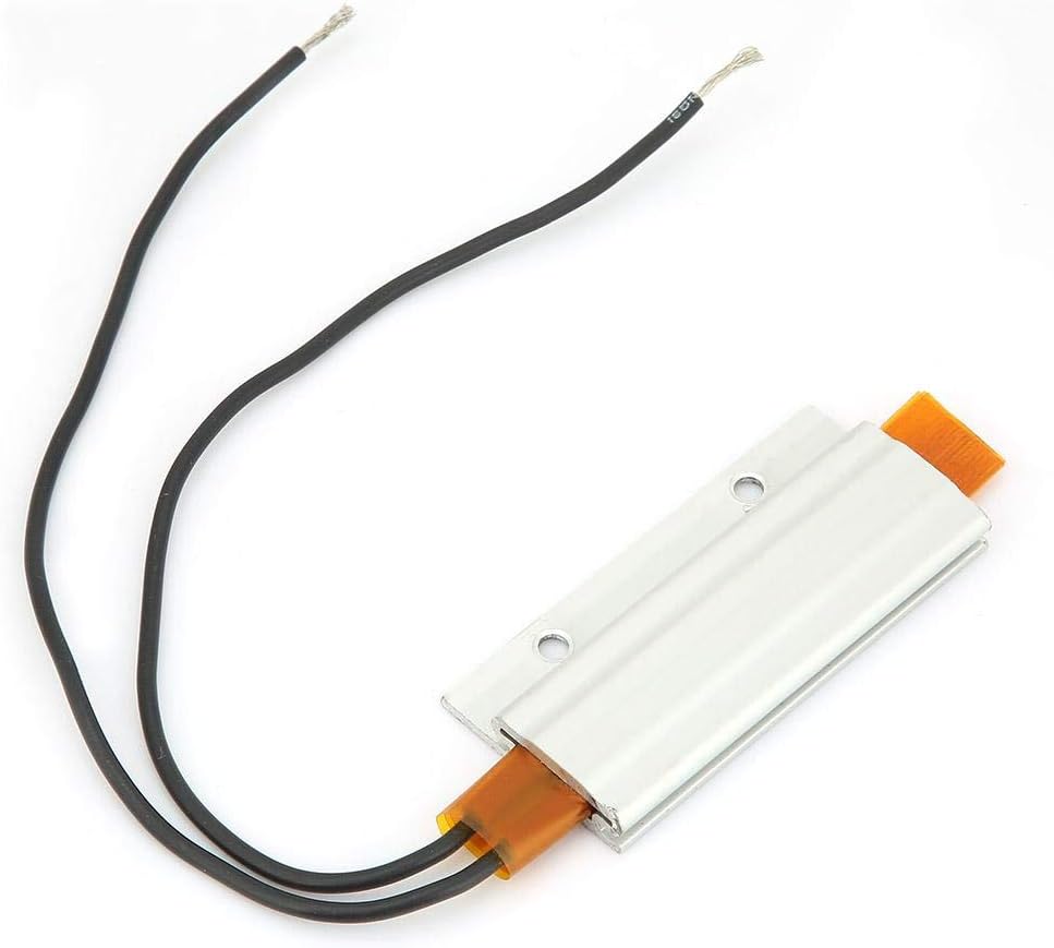 YWBL-WH 2 piezas PTC elemento calefactor de aluminio PTC placa calefactora de temperatura consistente termostático de cerámica