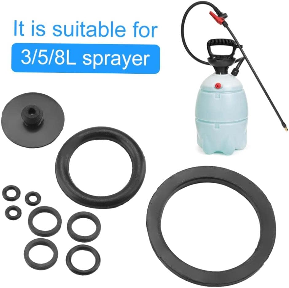 Juego completo de accesorios para rociadores, anillos de sellado de goma duraderos para piezas esenciales de rociador, kit de reemplazo perfecto