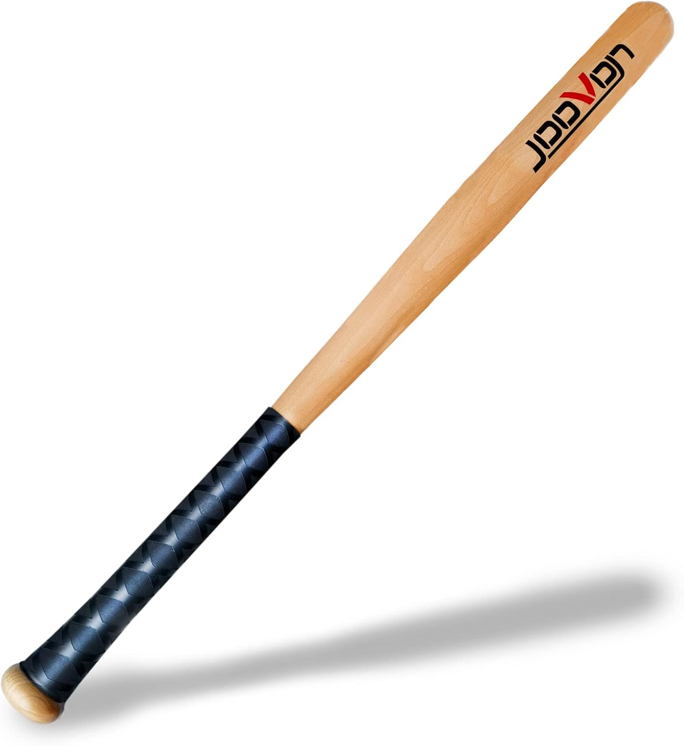 Bate de béisbol de madera con funda antideslizante de goma, bate de béisbol de madera para adultos, bate de madera para jóvenes, perfecto para bate