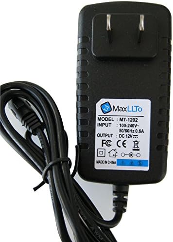 MaxLLTo Yamaha – Cargador adaptador de CA para teclado, cable de alimentación de 12 V de 6 pies para Yamaha Np-30 P-140s P-60 P-65 P-70s P-85 P-85s