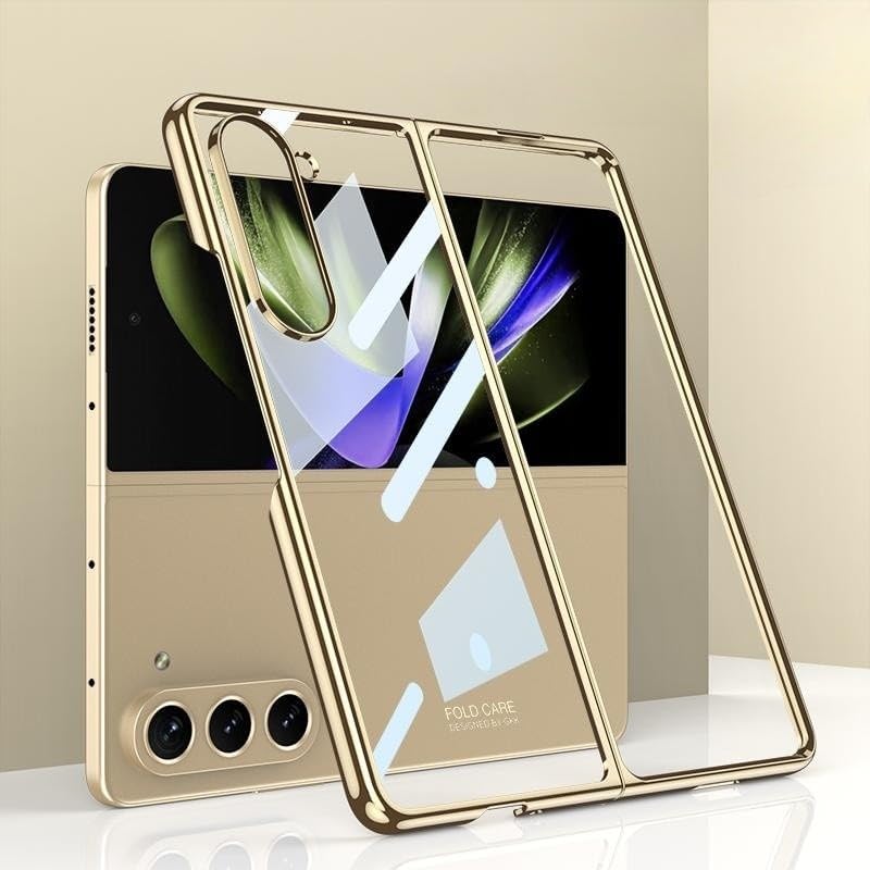 BAILI Funda transparente para Galaxy Z Fold5, transparente de alta definición, ultrafina de PC para Z Fold 5, ultrafina como Cicada Z Fold5, carcasa