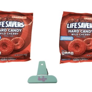 LifeSavers – Caramelos duros de cereza silvestre para compartir, tamaño 14.5 onzas cada bolsa, envueltas individualmente, 2 bolsas con clip Candyya LifeSavers – Caramelos duros de cereza silvestre para compartir, tamaño 14.5 onzas cada bolsa, envueltas individualmente, 2 bolsas con clip Candyya