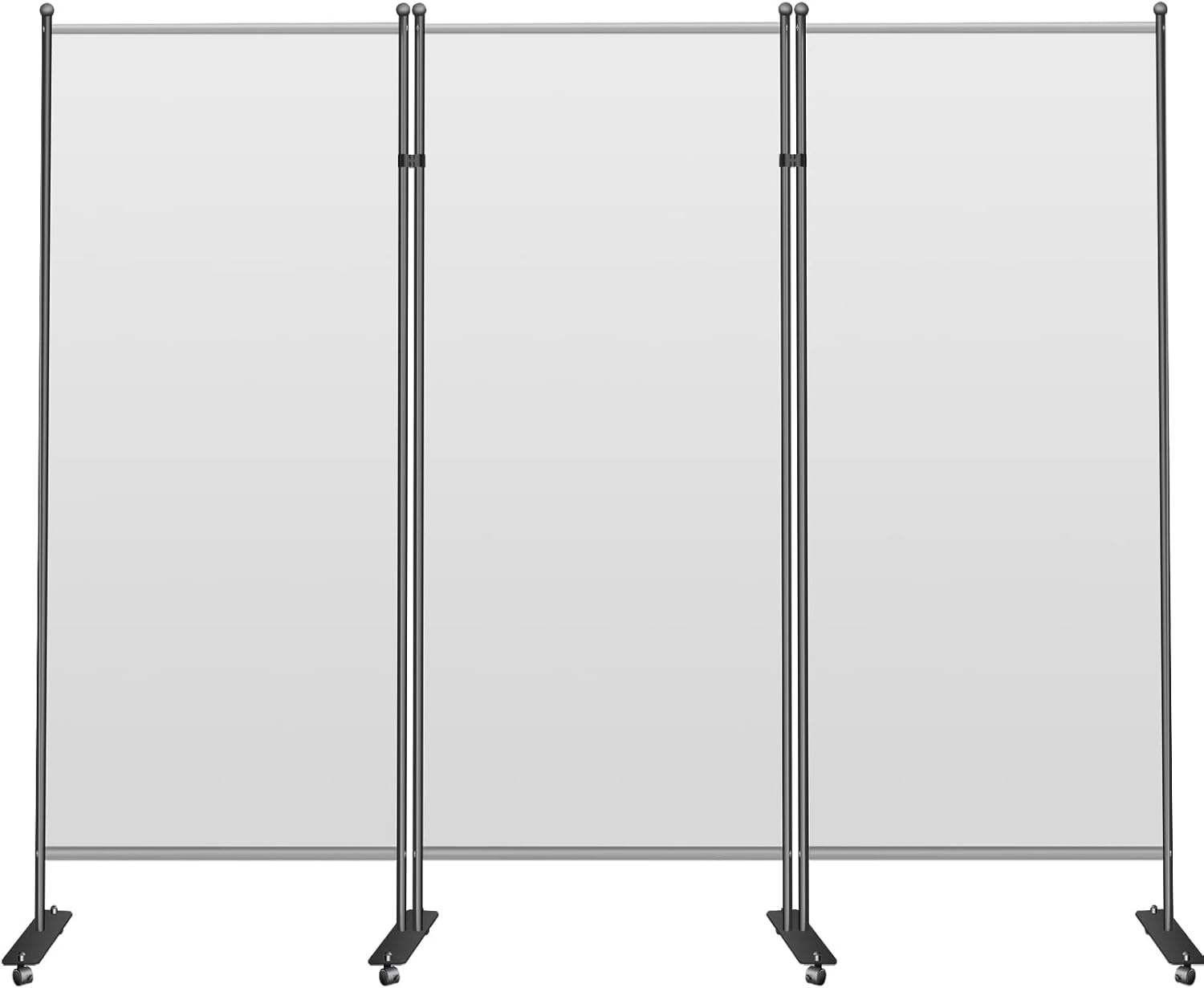 VEVOR Divisor de habitación de 6 pies, 3 paneles, divisores de habitación de 89 x 73 pulgadas, divisor de habitación plegable, divisor de habitación