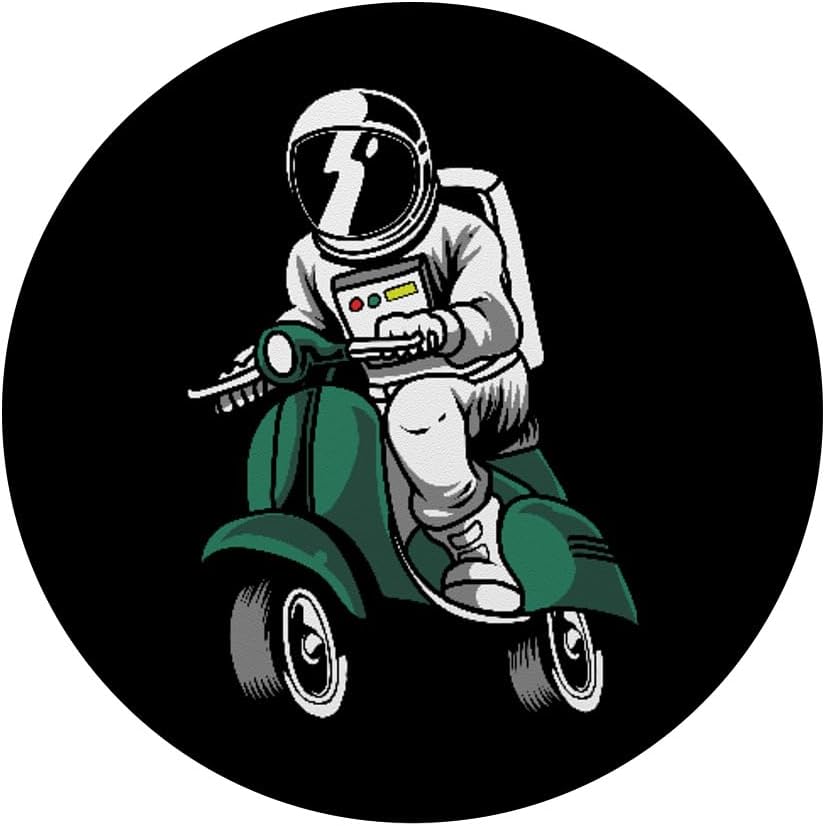 Scooter Moto Scooter – Patinete de astronauta con espacio para ciclomotor PopSockets intercambiable PopGrip
