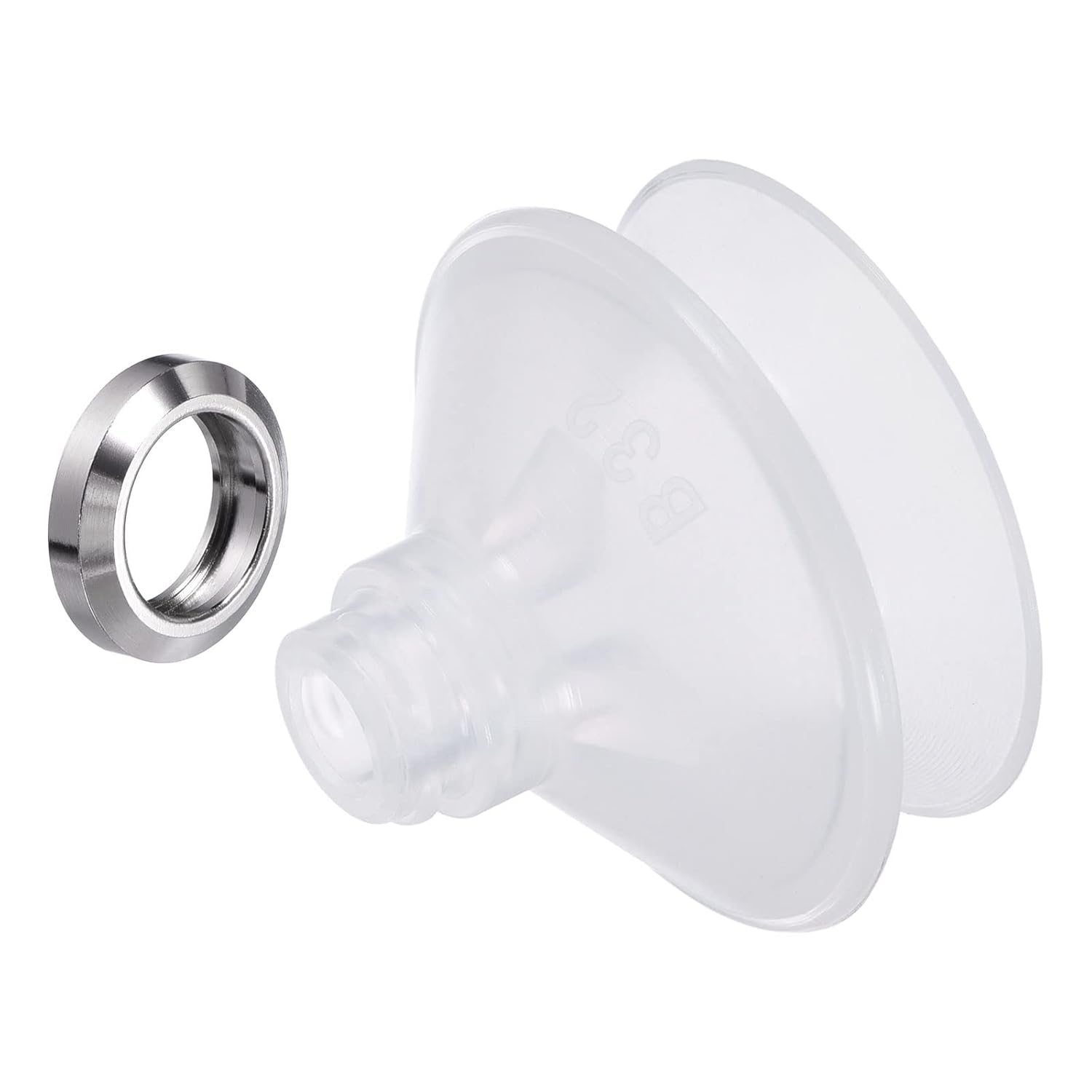 PATIKIL Ventosa al vacío, 1 paquete de goma de silicona de 0.157 in de diámetro interior x 1.299 in de diámetro exterior neumático de fuelle con
