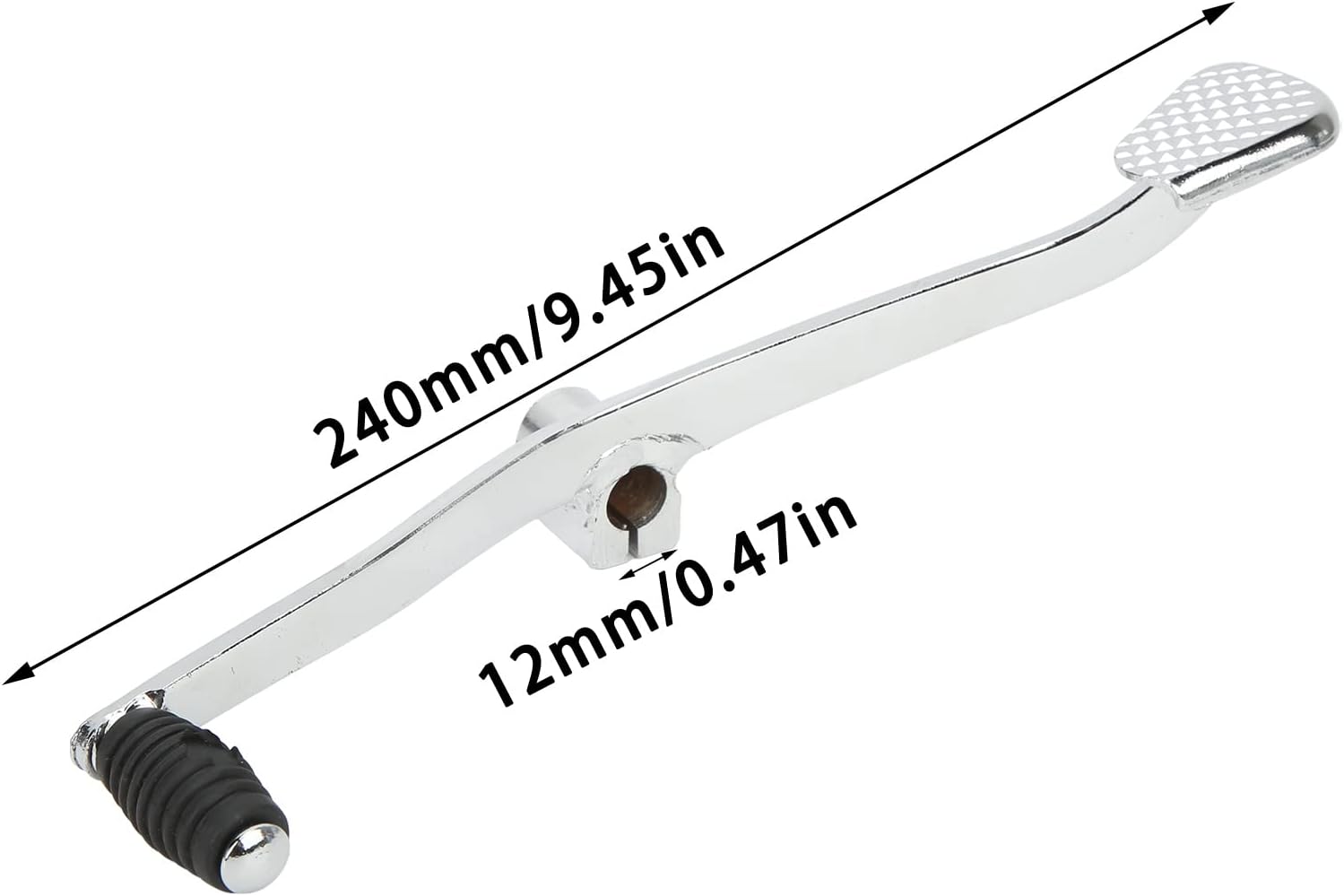 Pedal de engranajes, palancas de cambio Powersports, palanca de cambio de marchas L265 mm, acero inoxidable de alta resistencia, resistencia a la
