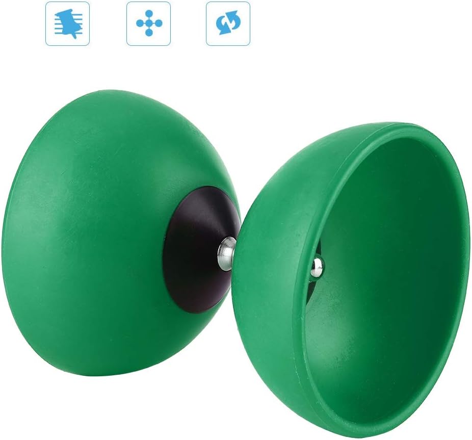 Diabolo Yoyo chino, malabares con palos de mano, delicado, Diabolo es adecuado para jóvenes y ancianos para ejercitar sus manos y brazos (verde)