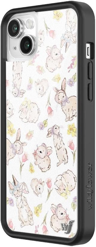Wildflower Carcasas – Compatible con Apple iPhone 1314  Protector negro parachoques, certificado de prueba de caídas de 4 pies, pequeña empresa