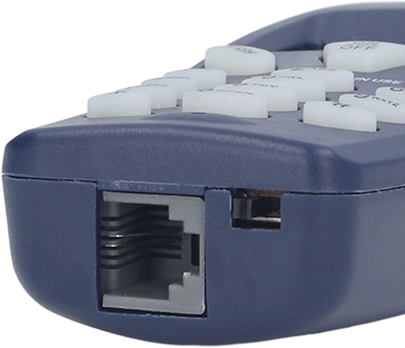 Teléfono con cable, FSK, DTMF Identificador de llamadas Teléfono fijo con cable, con función de pausa de redireccionamiento, visualización de fecha