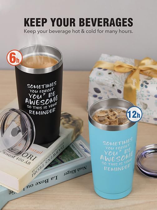 Sivaphe Juego de regalo de taza de café aislada, tazas de café novedosas para festivales de Año Nuevo, regalos para mujeres y hombres, regalos del