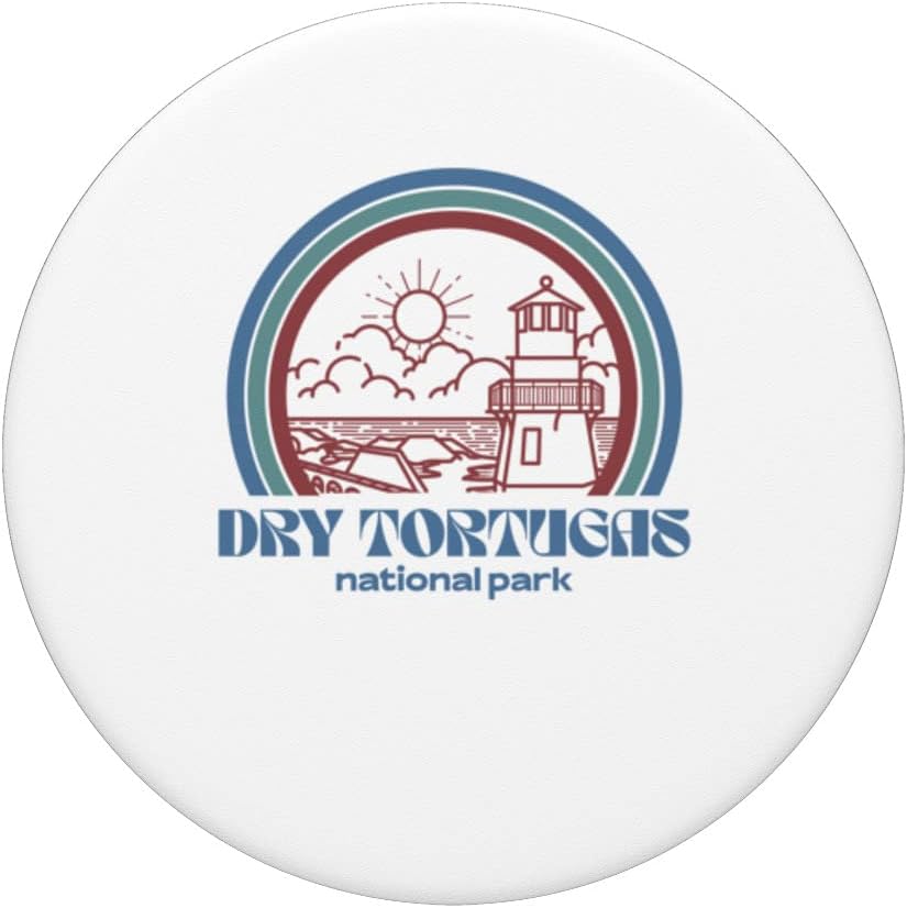 Dry Tortugas National Park Retro Vintage Style Outdoor PopSockets Swappable PopGrip