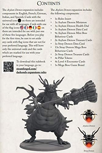 Steamforged Games Dark Souls Expansión de demonio de asilo, multicolor