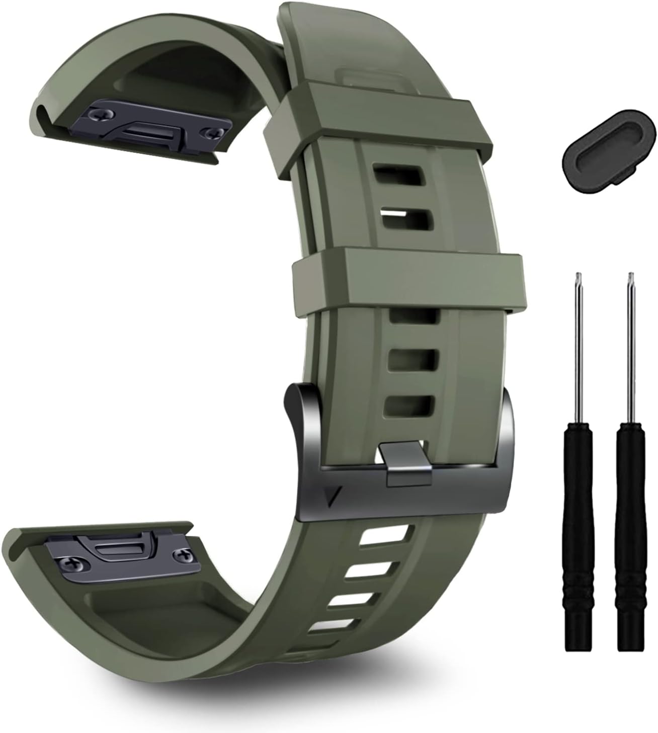 ZPJPPLX Correa de reloj inteligente de 1.024 in para GARMIN Fenix 7X Pro, Fenix 6X Fenix 5X 5X Plus, pulsera de silicona Fenix 6X Pro Descent Mk2i
