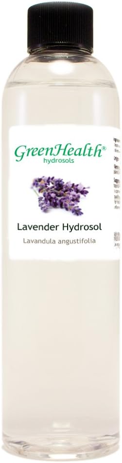 Lavender Hydrosol (agua floral)  jarra de plástico de 8 onzas líquidas con tapa  100% puro (no aceite)