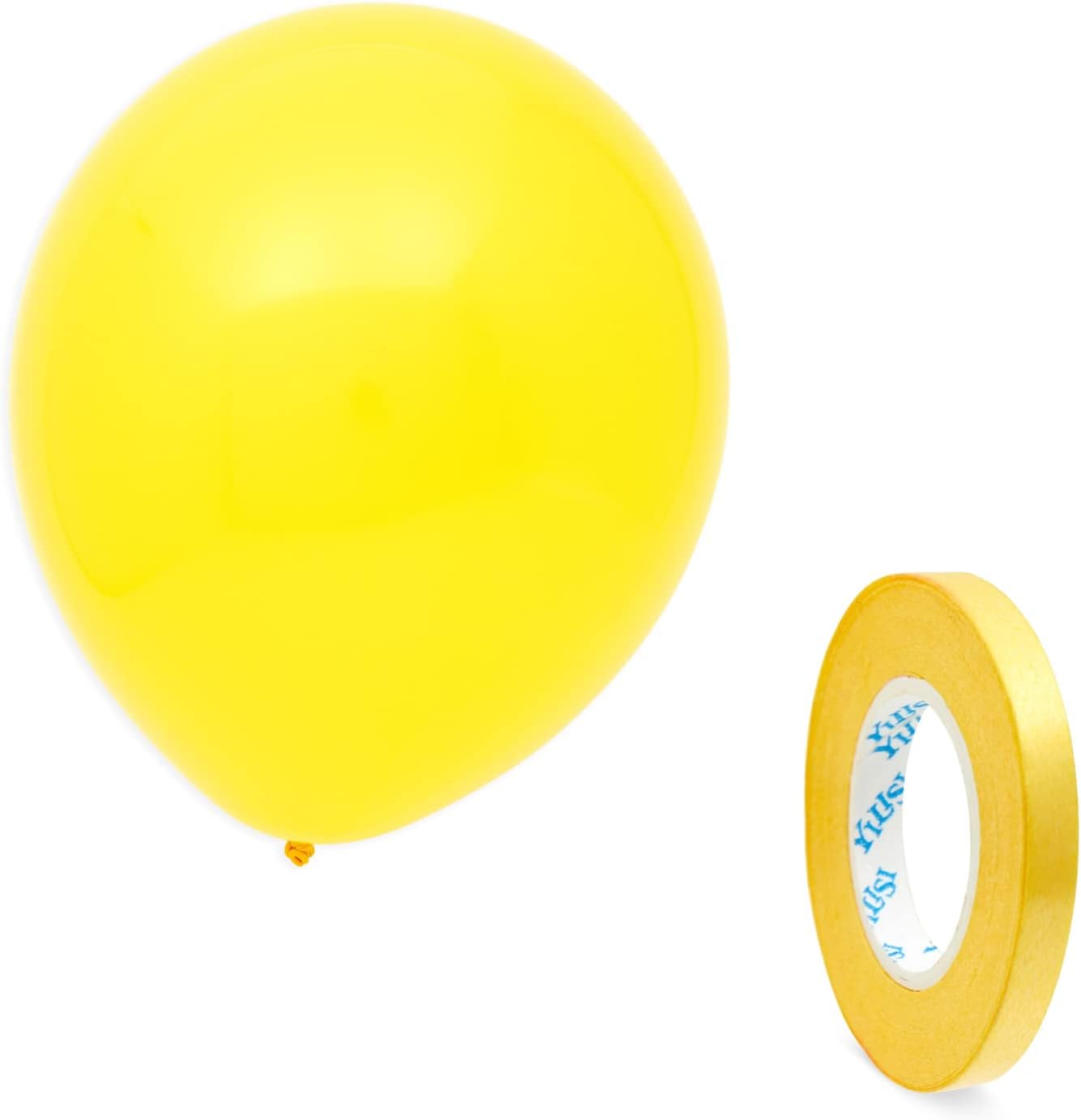 Kit de globos amarillos para guirnalda de arco, decoraciones de fiesta de cumpleaños de girasol (kit de 104 piezas)