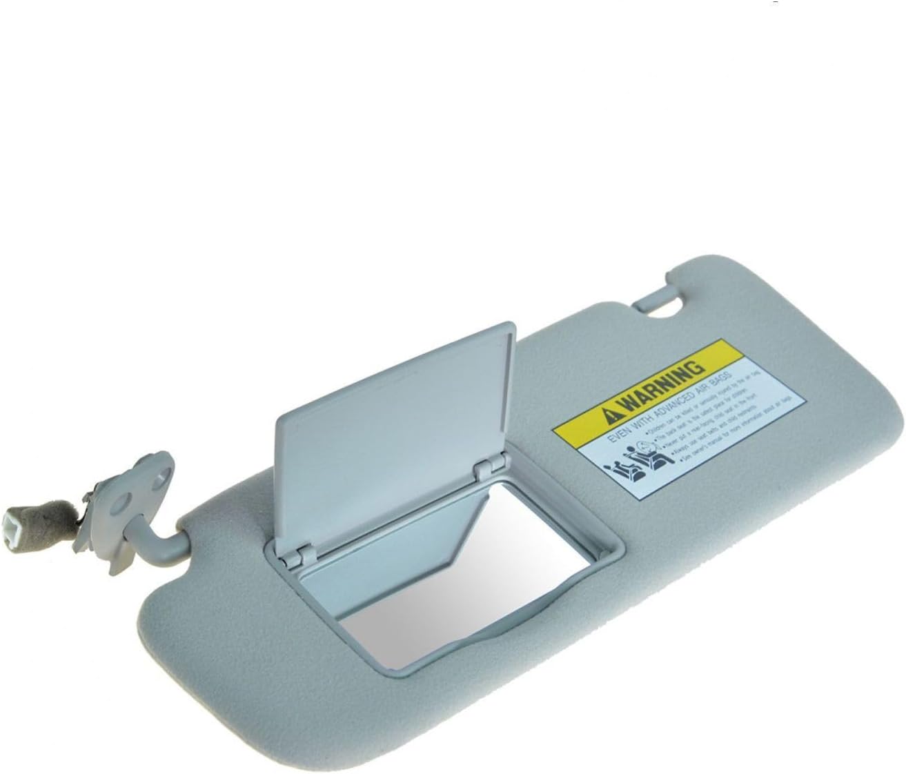 ZR 1pc Windshield Sun Shade Visor Left Driver Side Gray with Lighted Mirror 852010A750QS 85201-0A750-QSQH 852010A750QSQH