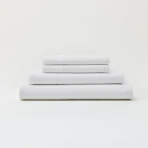 Juego de sábanas 100% algodón orgánico puro, 4 piezas de lujo, 2 fundas de almohada, 1 sábana encimera, 1 sábana bajera, sin químicos, transpirable Juego de sábanas 100% algodón orgánico puro, 4 piezas de lujo, 2 fundas de almohada, 1 sábana encimera, 1 sábana bajera, sin químicos, transpirable