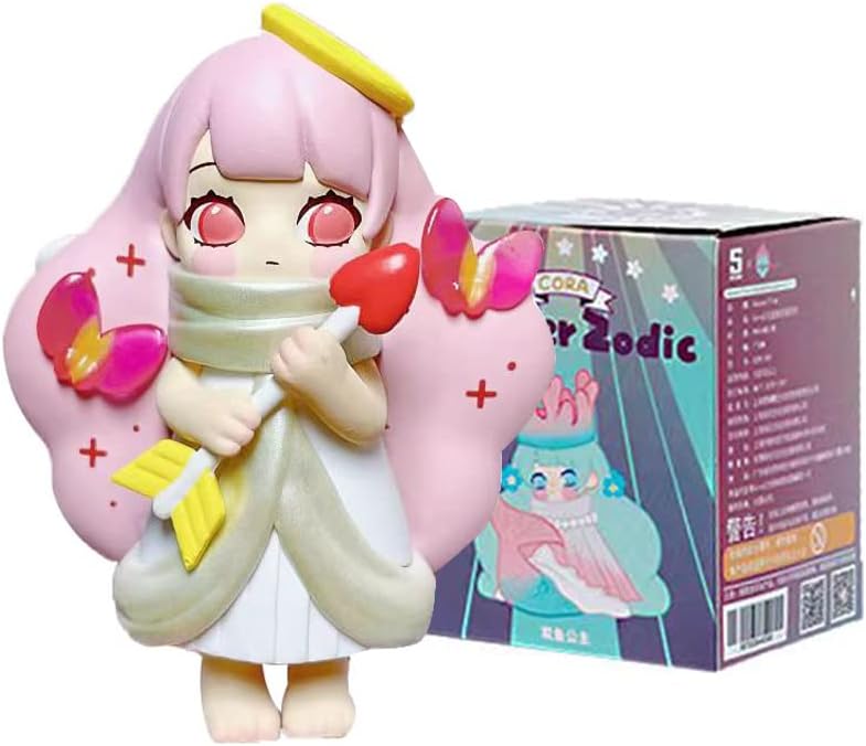 CORA – Caja de juguetes de la serie Zodic de princesa, bonita figura coleccionable, modelo de acción, sorpresa de cumpleaños, bolsas ciegas al azar,
