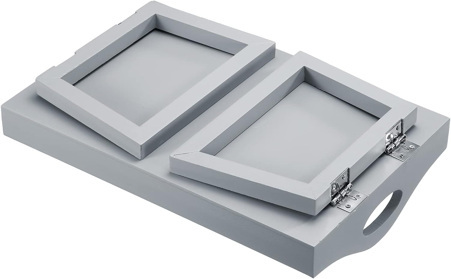 PATIKIL Bandeja para reposabrazos de sofá, mesa de brazo, bandeja de sofá con abrazadera en la mesa, mesa portátil para sofá de madera, bandeja para