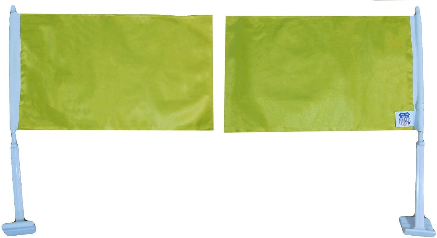 Premium 12 Pack Solid 12×18 12″x18″ Double Sided Rough Tex Knit Nylon Car Flag