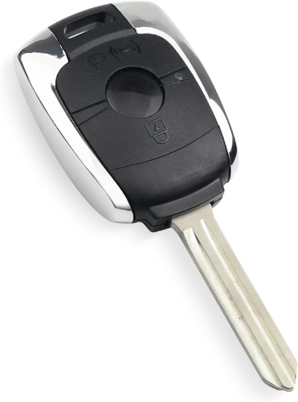 Oulesh Fundas para llaves de coche para SsangYong Korando Rexton, carcasa de llave remota sin cortar