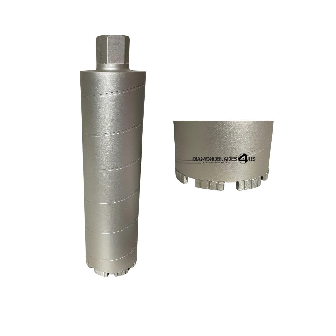Supreme Series – Brocas perforadoras de núcleo de diamante para cortar hormigón duro, ladrillo de hormigón reforzado y bloque (3 12 pulgadas)