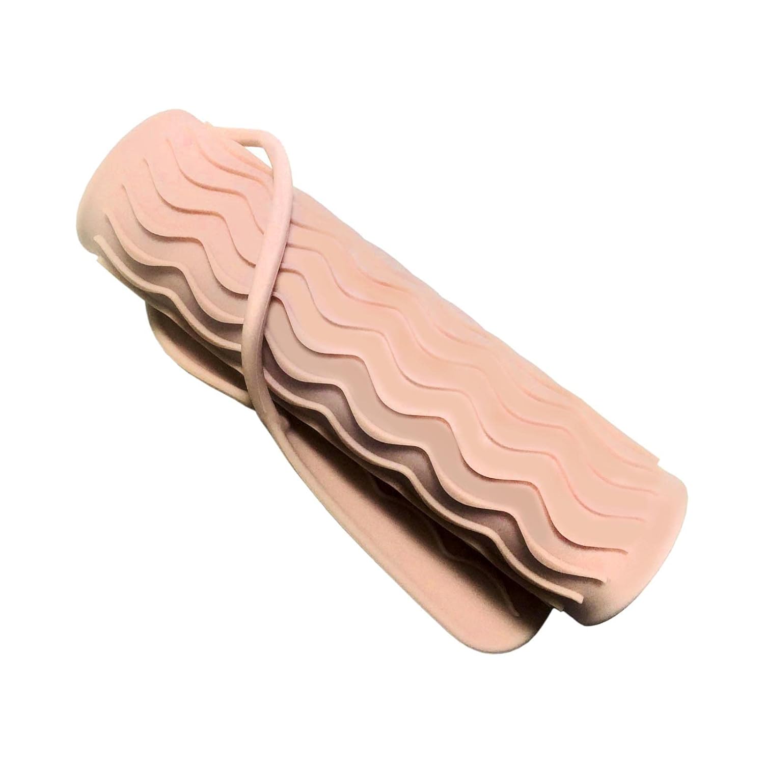 Alfombrilla de viaje de silicona resistente al calor de 11 x 7.5 pulgadas, almohadilla anticalor para alisadores de cabello, rizadores, planchas