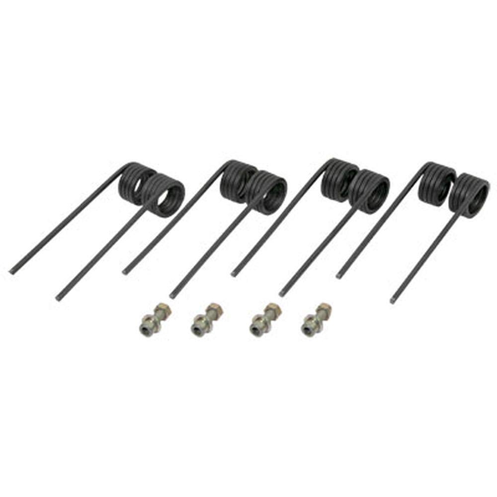 AFH202304 4 Compatible con John Deere para JD Dientes de recogida de empacadoras redondas 446 447 448 456 457 458 +