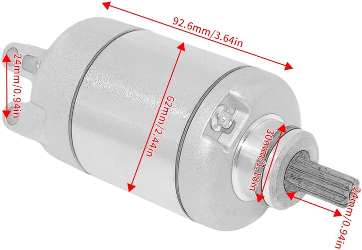 Motor de arranque de motocicleta para OEM 2C0-81890-00 para Yamaha FZ6 FZ6R para Yamaha XJ6FXJ6FA Diversion F para Yamaha XJ6SXJ6SA Diversion para