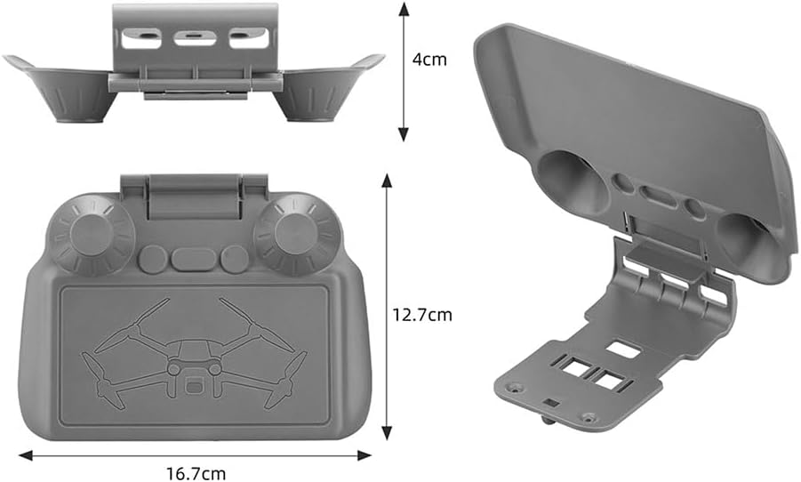 Controlador parasol plegable cubierta de sombrilla con gancho de cordón para DJI RC Control remoto Mini 3 Pro Drone Accesorios