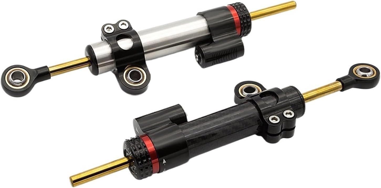 Amortiguador de motocicleta Amortiguador Direccional Amortiguador Estabilizador Motocicleta Apto para Suzuki GSXR 600 750 CB400 YZF R1 R6 MT-07 MT09