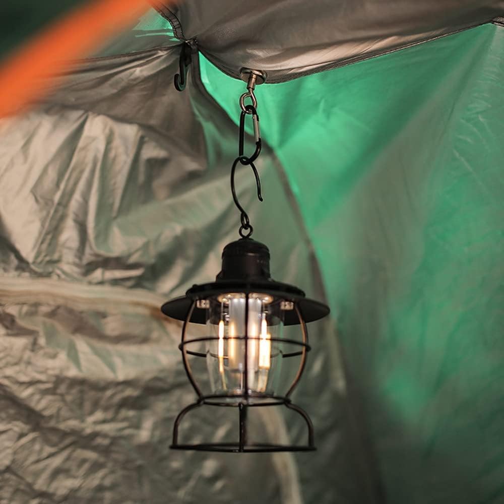 RIIPOO Ganchos magnéticos resistentes, colgador magnético, linterna de luz para campamento, cortina de cielo, soporte para tienda de campaña,