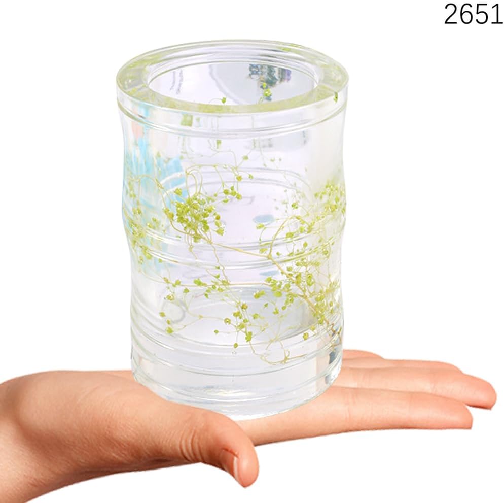 Shotglasses – Molde de silicona epoxi para fundición de resina, hormigón, cemento, yeso DIY, altura de anillo de 3.7 pulgadas