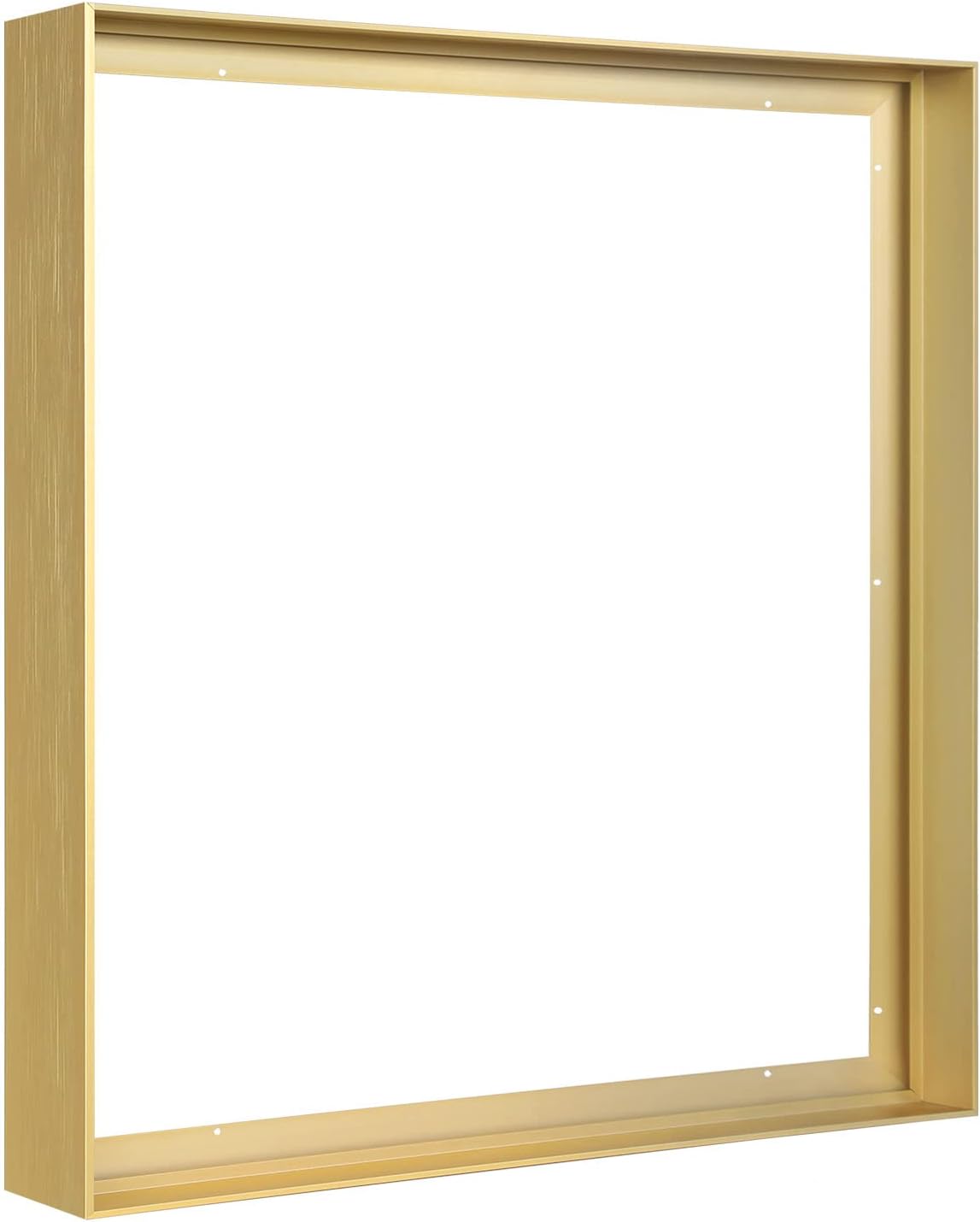 Marco flotante para pinturas en lienzo de 18 x 24 pulgadas, marco de lienzo de metal para bricolaje con 1.5 pulgadas de profundidad, moderno marco