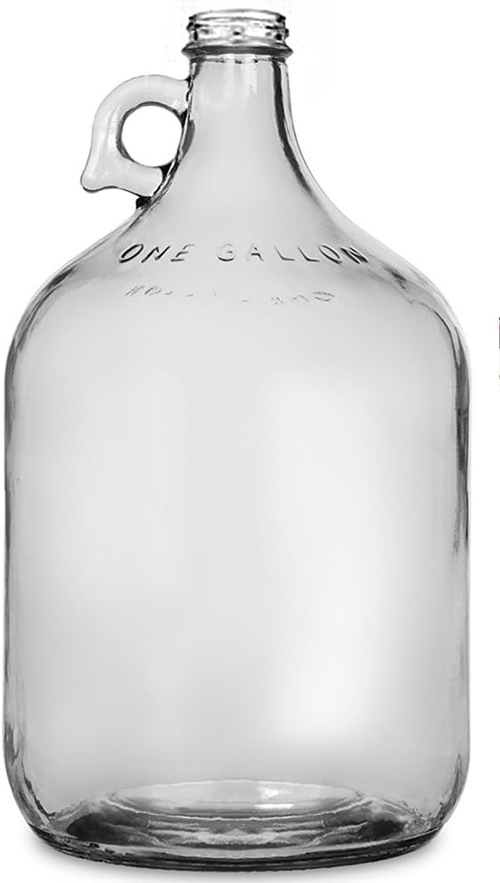 FastRack fermentador de vino de vidrio incluye Airlock, capacidad de 1 galón, transparente (B00BEYREIW), 1 unidad (paquete de 2)
