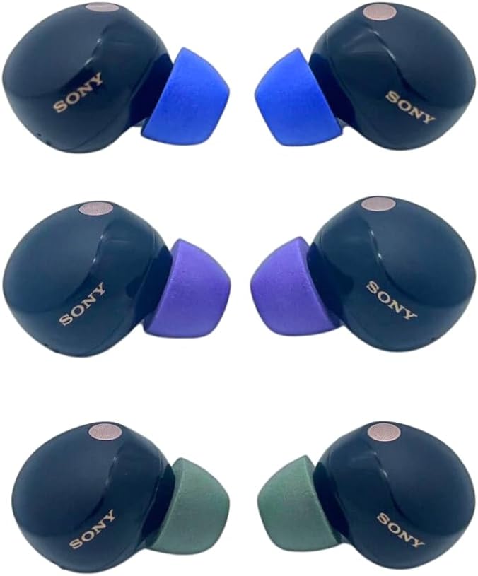Comply Almohadillas de espuma para auriculares Sony TrueWireless  Nuevo Sony XM5, WF-1000XM5, WF-1000XM4, WF-1000XM3, WF-XB700, máxima comodidad