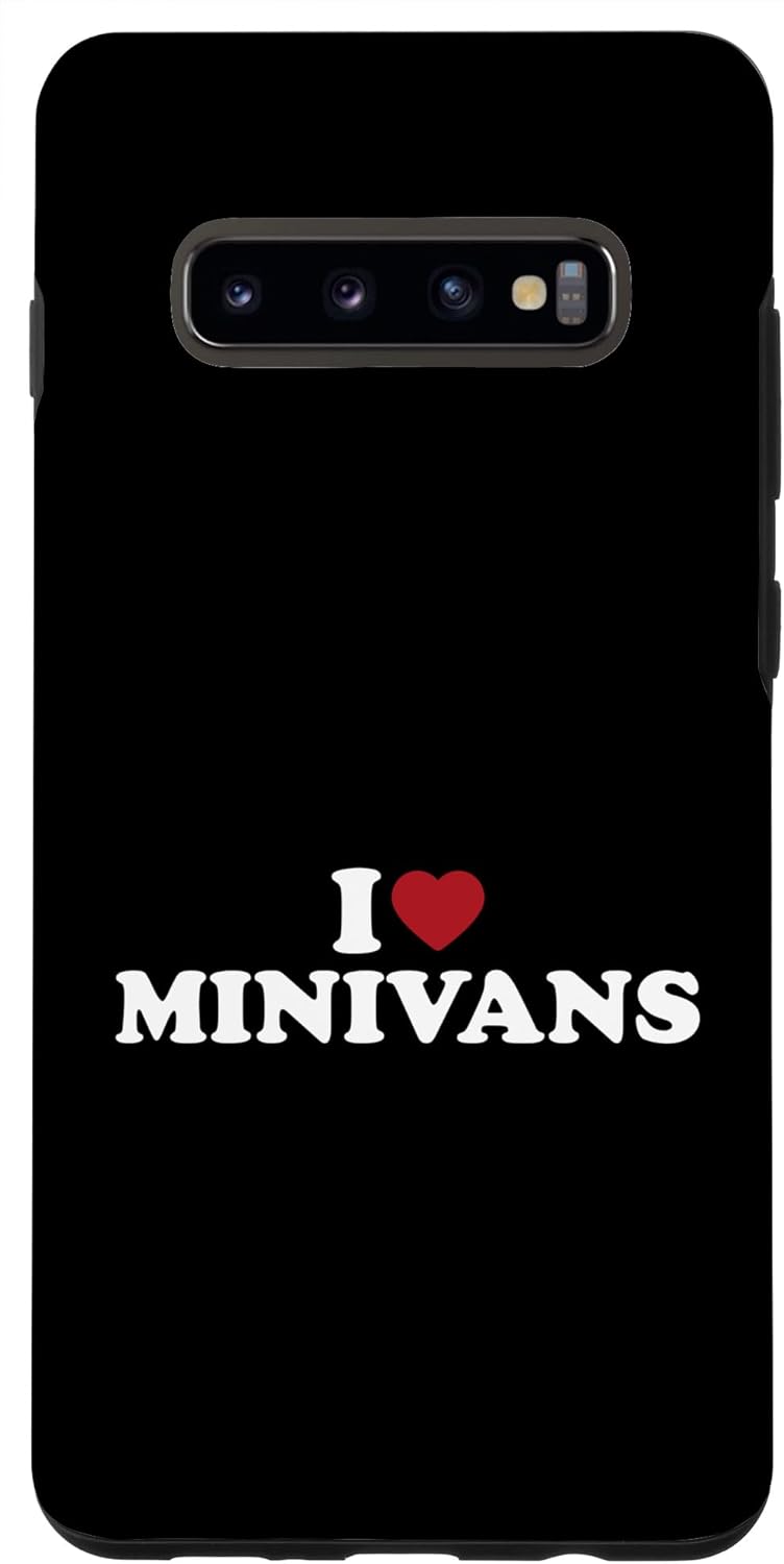 Galaxy S10+ I Love Minivans, I Heart Minivans Case