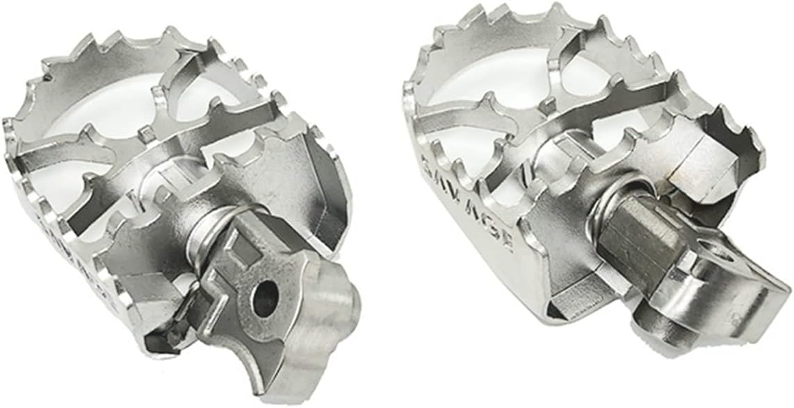 Pedales de pie clavija de la motocicleta reposapiés para BMW F800GS F700GS F650GS F 800 700 650 F800 F700 F650 para GS motocicleta acero inoxidable
