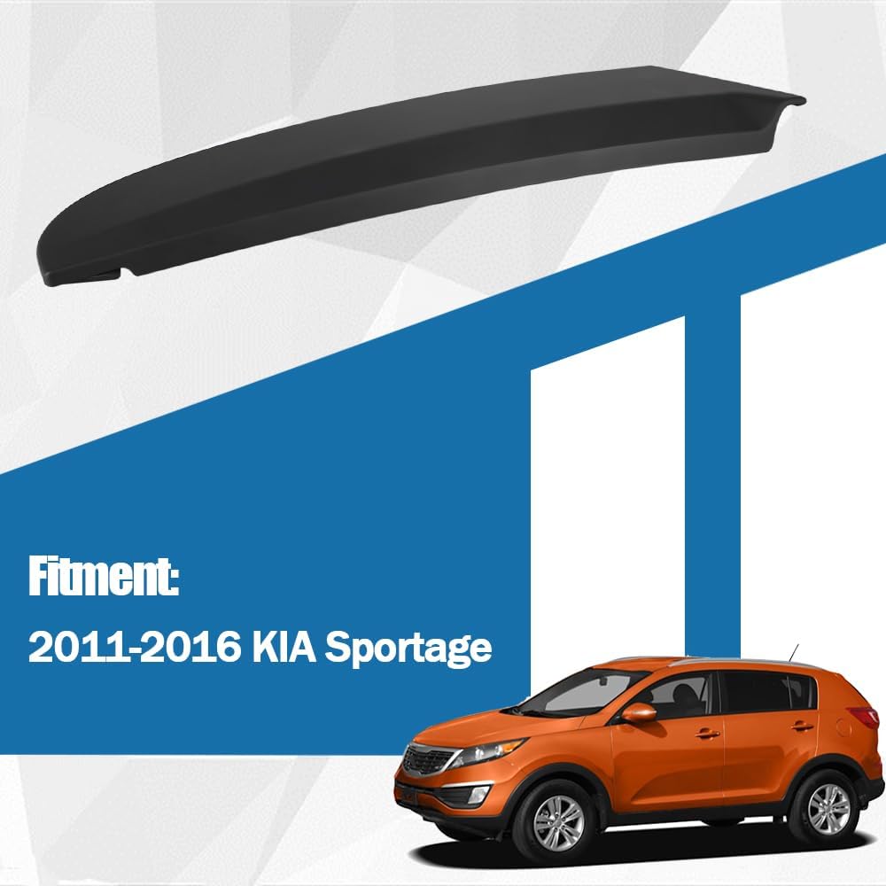 Moldeo de embellecimiento de pilar C para puerta trasera izquierda para KIA Sportage 2011-2016 reemplaza 83270-3W000 (negro trasero izquierdo)