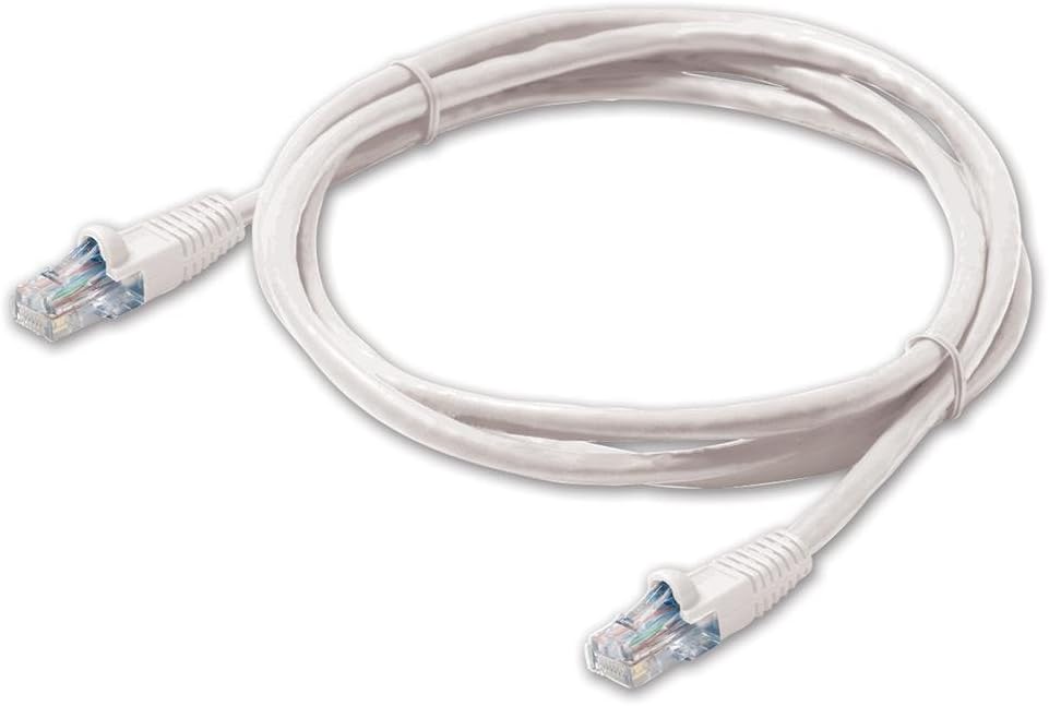 Steren Cable de conexión UTP Cat5E moldeado de 14 pies (308-614WH)