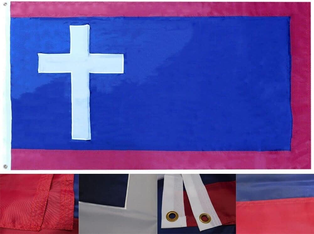 Premium 3×5 bordado cosido Missouri Battle 300D Nylon Bandera 3’x5′ 2 Clips Civil
