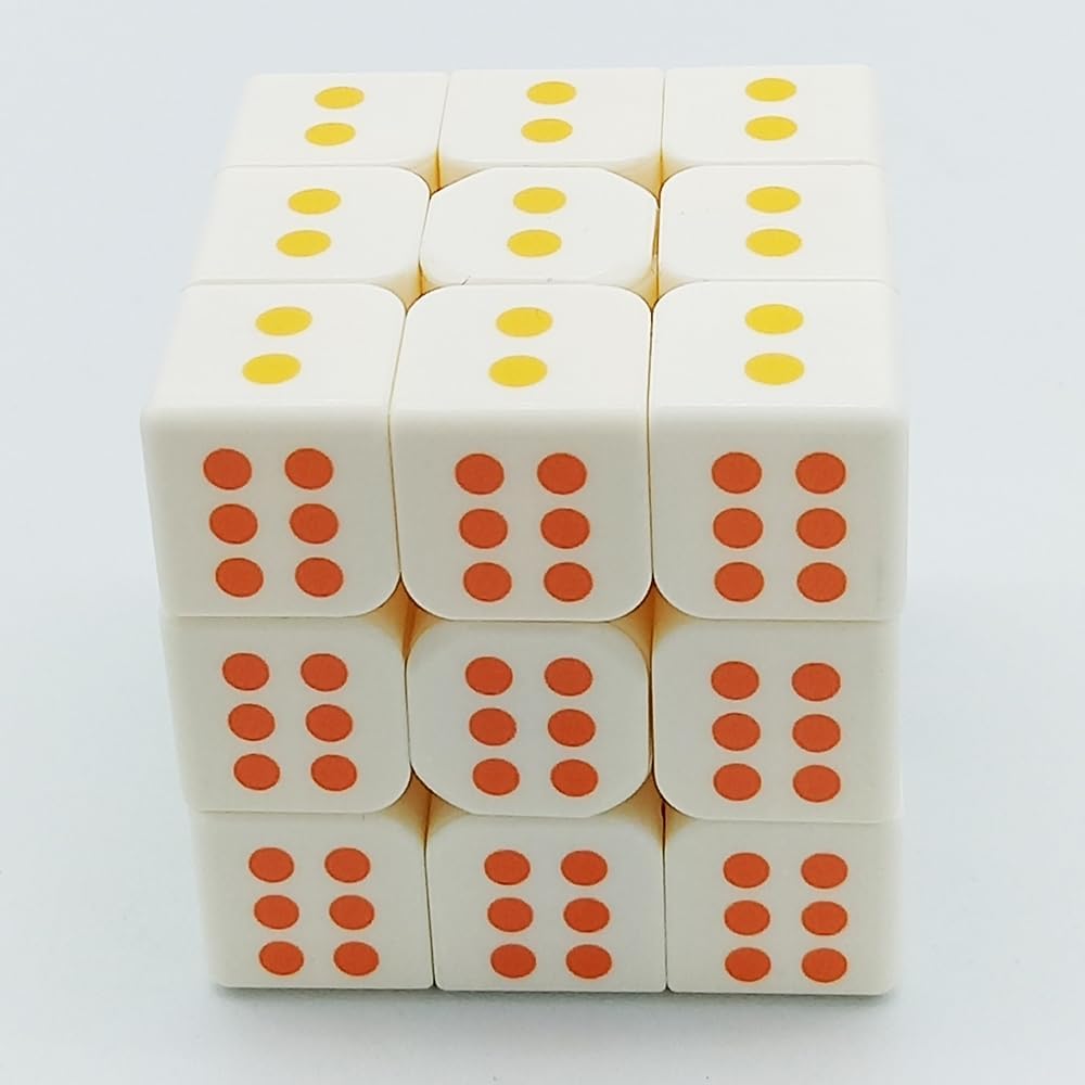 AMGRBCUBO Speed Cube 3×3 Dados Forma Cubo Mágico Puzzle IQ Juego Puzzles 2.205 in