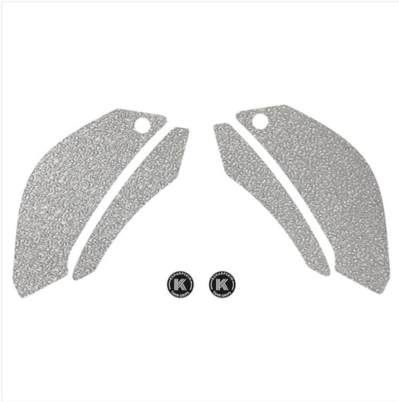 Adhesivos de almohadilla de tanque de combustible para motocicleta, calcomanías antideslizantes para agarre de rodilla, almohadilla lateral de