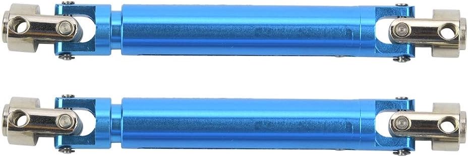 Eje de transmisión de coche Rc, 2 piezas de coche parte 110 eje de transmisión Rc accesorio para Rgt 86100 110 Rc Crawler Rc parte (azul)