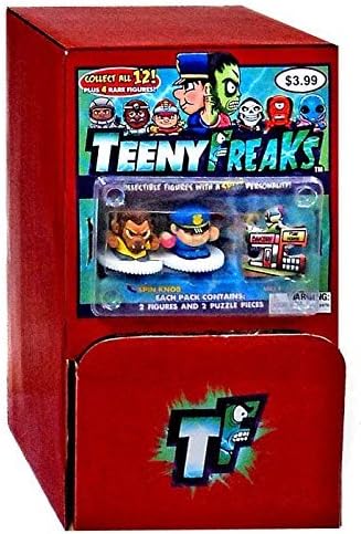 TeenyFreaks Series 1 Caja de alimentación por gravedad 24 paquetes por TeenyFreaks
